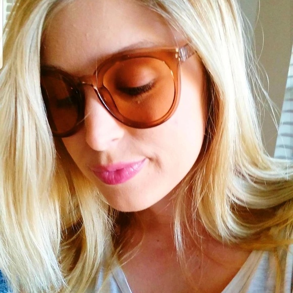 Accessories - B2G1 NEW Boutique Champagne Cat Eye Sunglasses